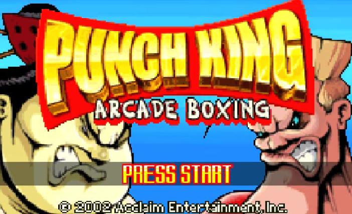 Punch King Arcade Boxing Title Screen